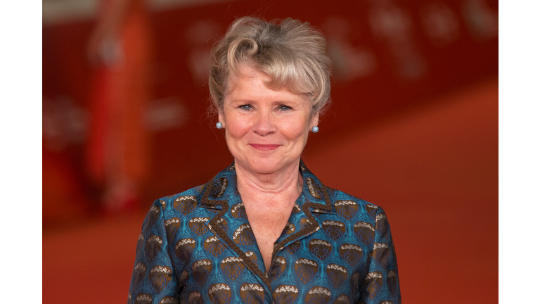 Imelda Staunton during the red carpet for the movie "Downton