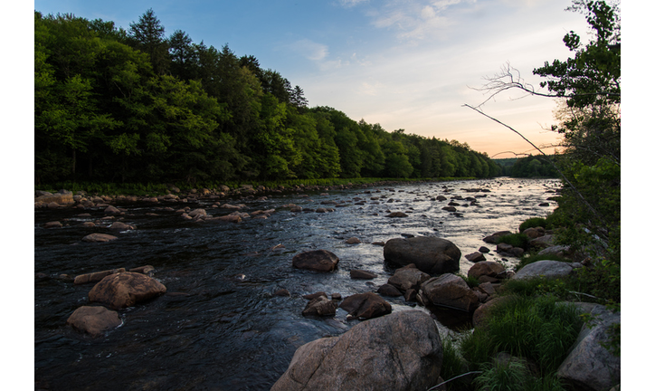 Schroon River in the New York Adirondacks