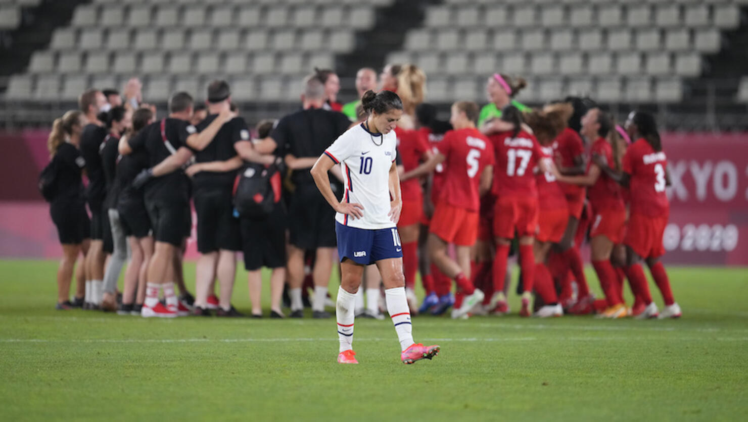 USA v Canada: Women's Football Semifinal - Olympics: Day 10