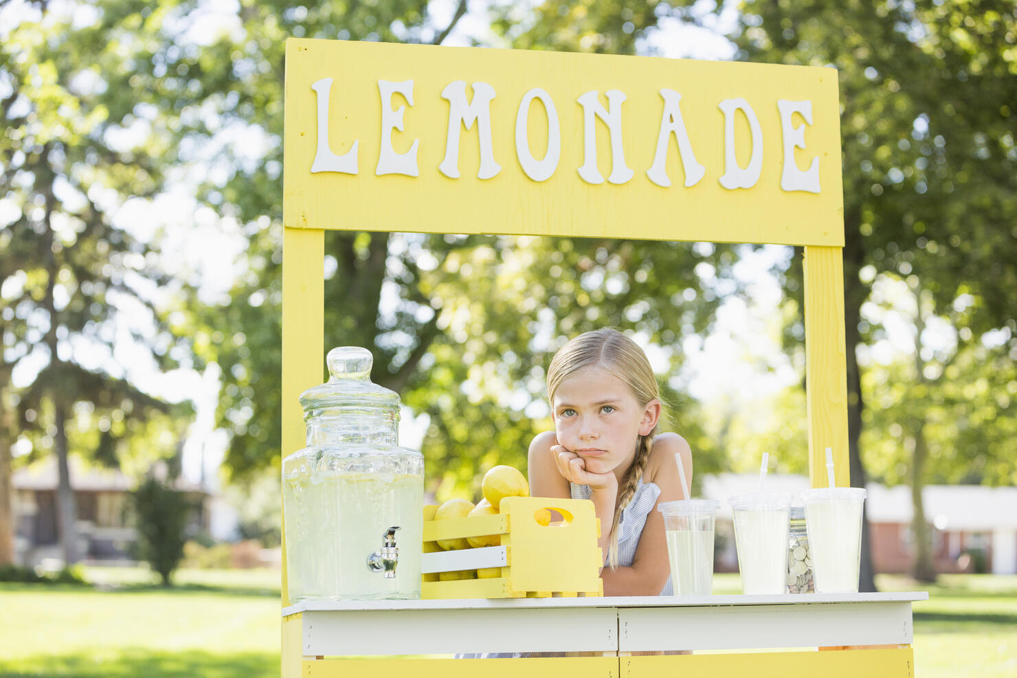 Neighbors Confused After Girls Lemonade Stand Gets Shut Down In