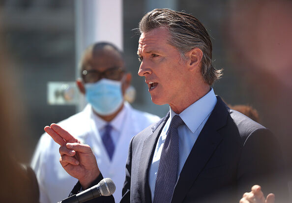 Gov. Newsom Holds News Conference On California Assault Weapons Ban Case
