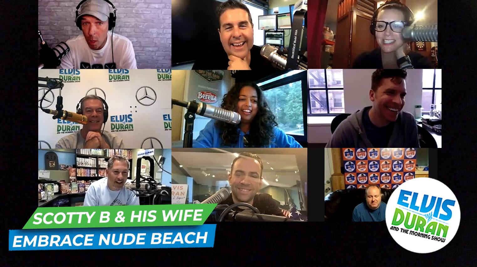 Scotty B And His Wife Embrace Nude Beach Mishap | Elvis Duran And The ...