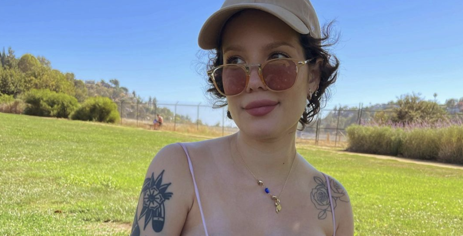 Halsey Shares Photo Breastfeeding Baby Ender At A Park | iHeart