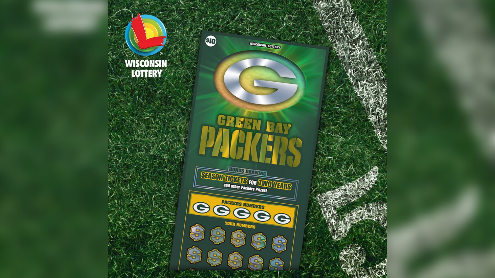 $5 PACKERS (2552)  Wisconsin Lottery