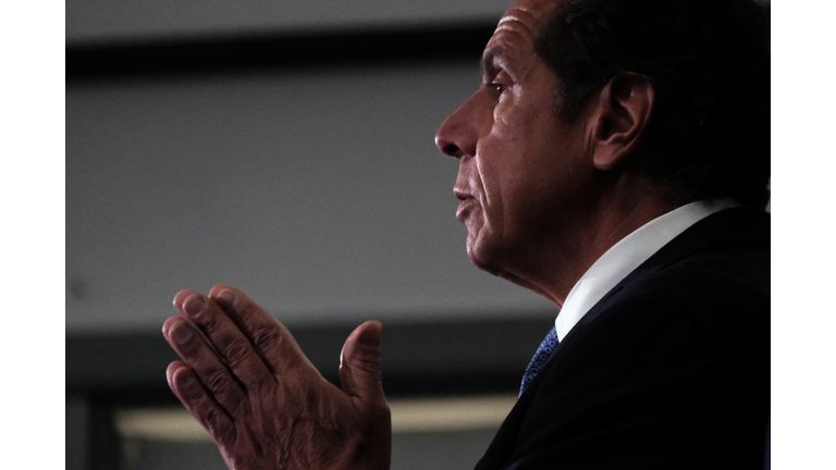 New York Governor Cuomo Meets With NYC Democratic Mayoral Primary Winner Eric Adams