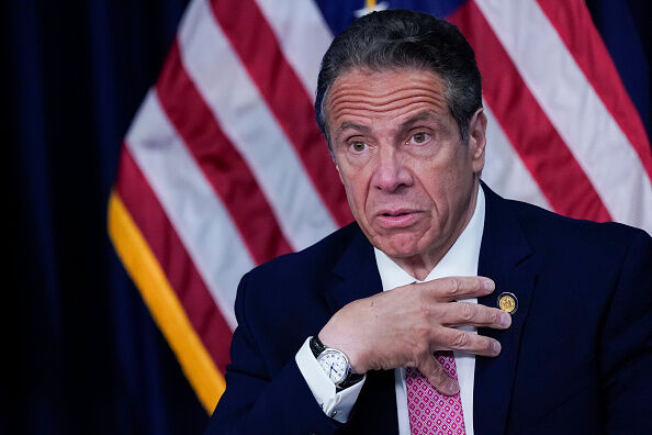 New York Governor Andrew Cuomo Holds Covid Briefing In New York City