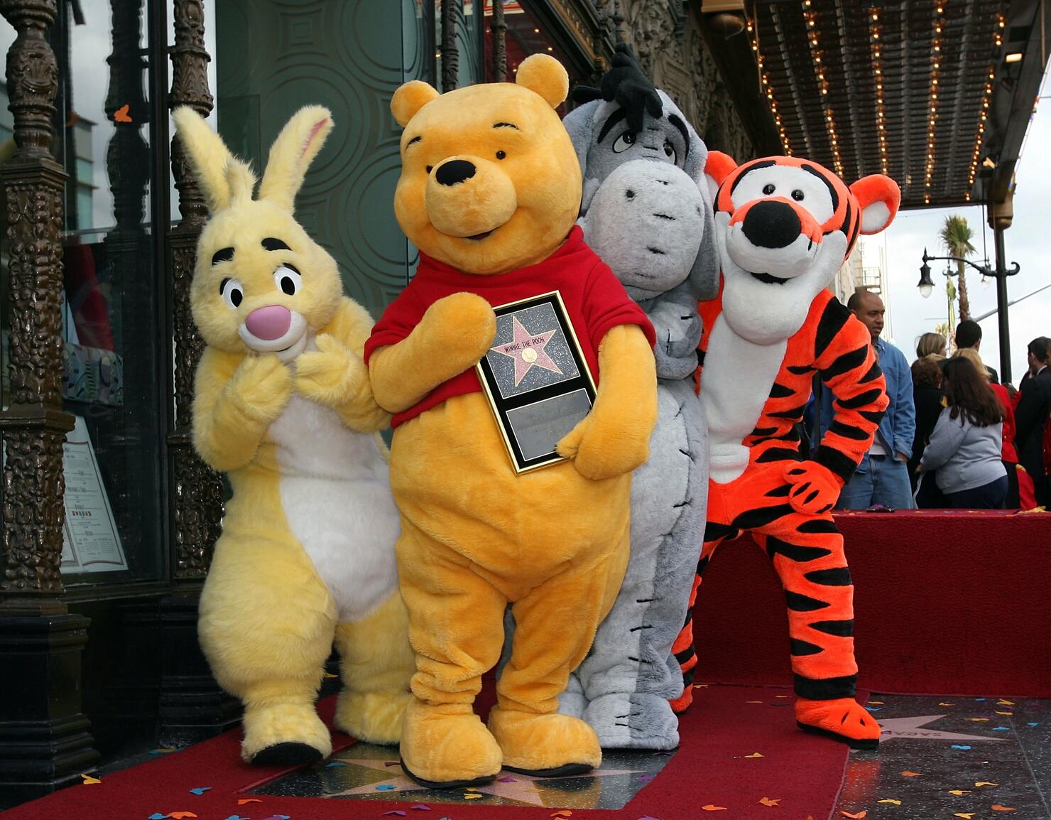 Winnie The Pooh Receives A Star On Hollywood Walk of Fame