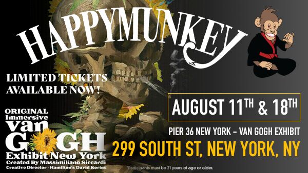 Happy Munkey and Immersive Van Gogh NYC