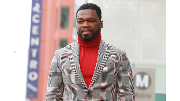 Curtis "50 Cent" Jackson Is Honored With A Star On The Hollywood Walk Of Fame