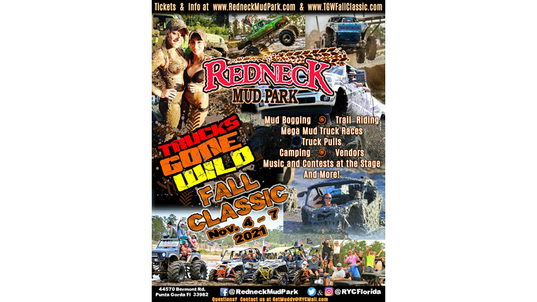 Redneck Mud Park Trucks Gone Wild Fall Classic Flyer