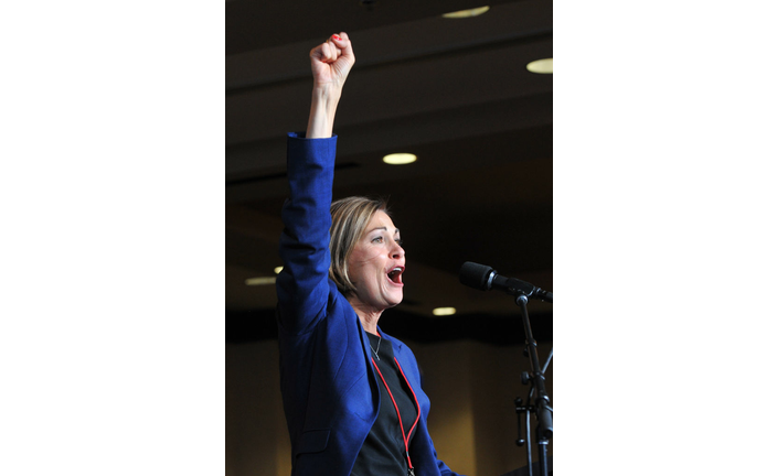 GOP Senator Joni Ernst Holds Election Night Watch Party In Des Moines