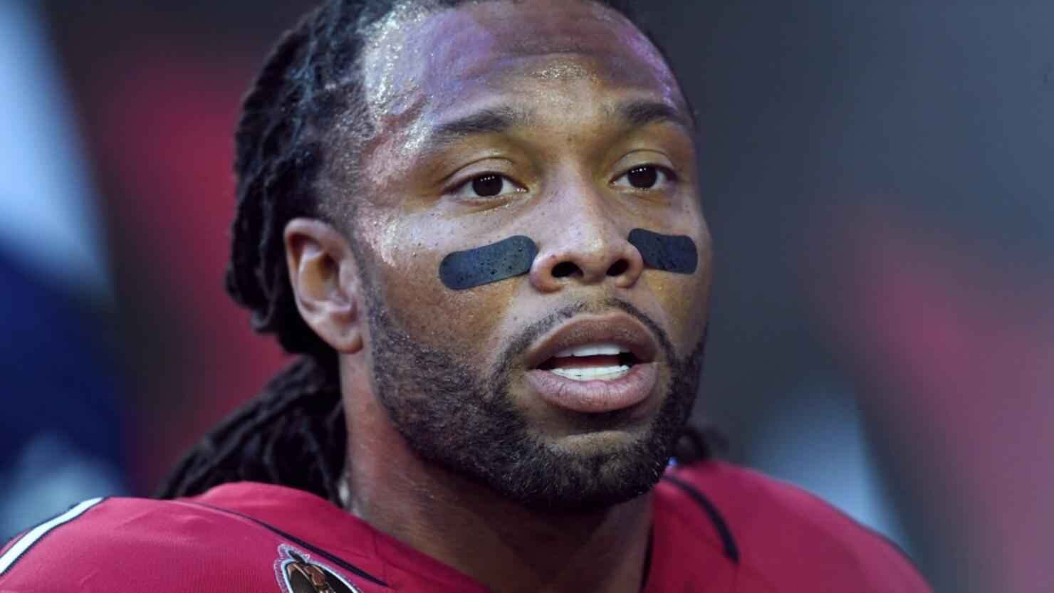 LARRY FITZGERALD AND SON TAKE IN A GAME