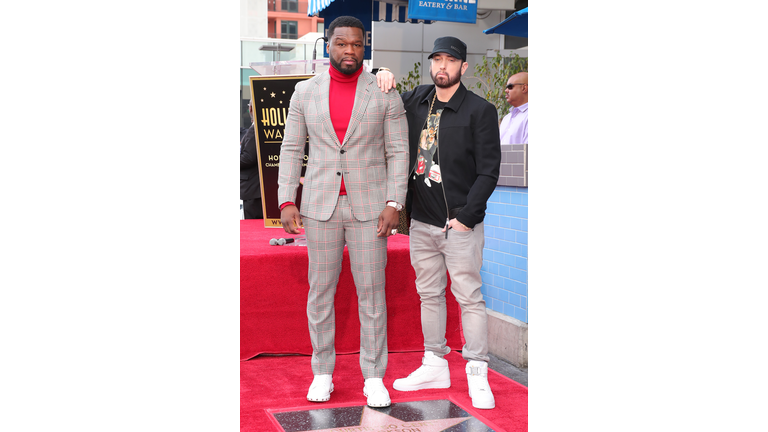 Curtis "50 Cent" Jackson Is Honored With A Star On The Hollywood Walk Of Fame
