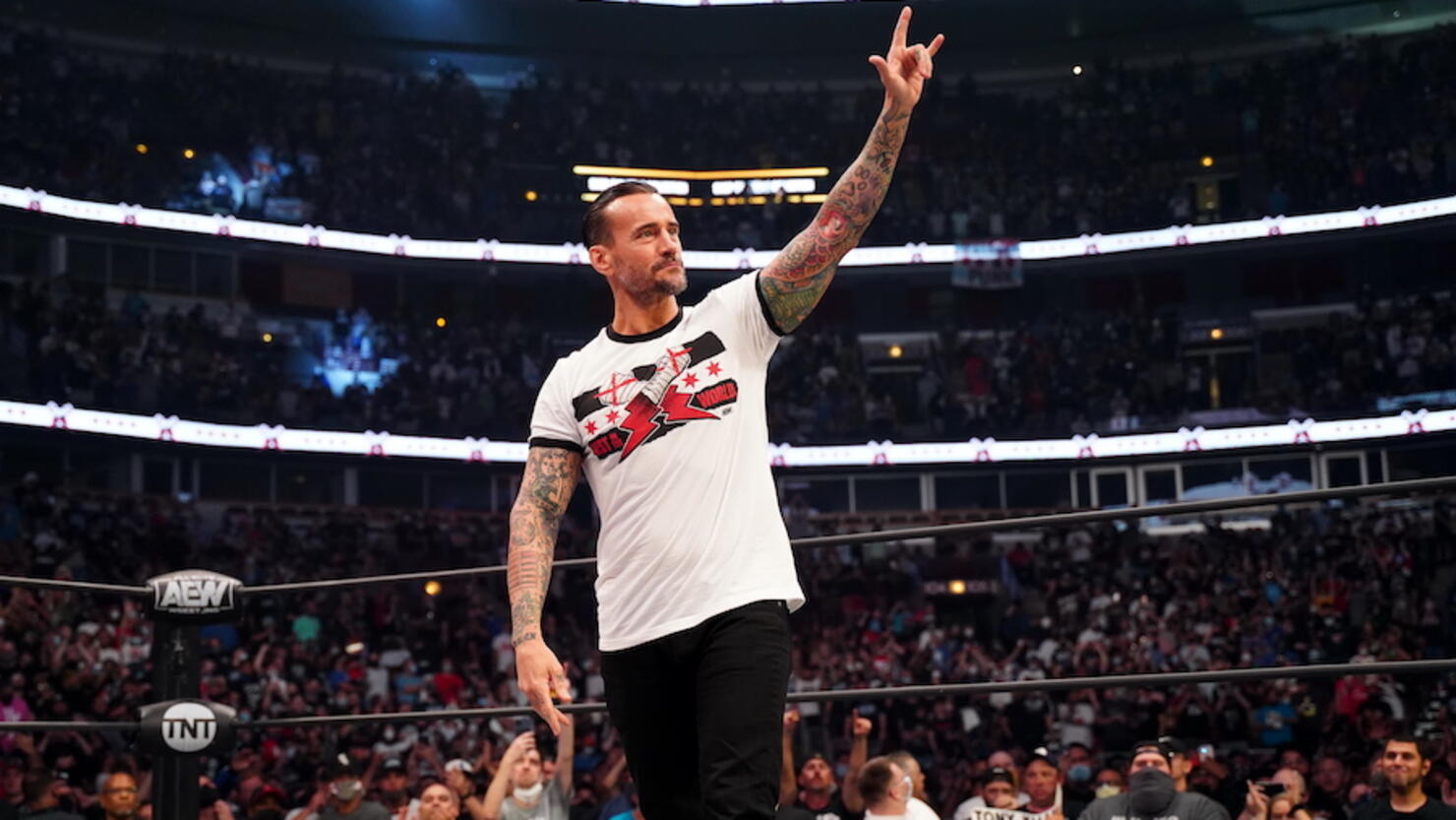 WATCH: CM Punk Gets Massive 'Hometown Pop' In AEW Debut, Wrestling Return