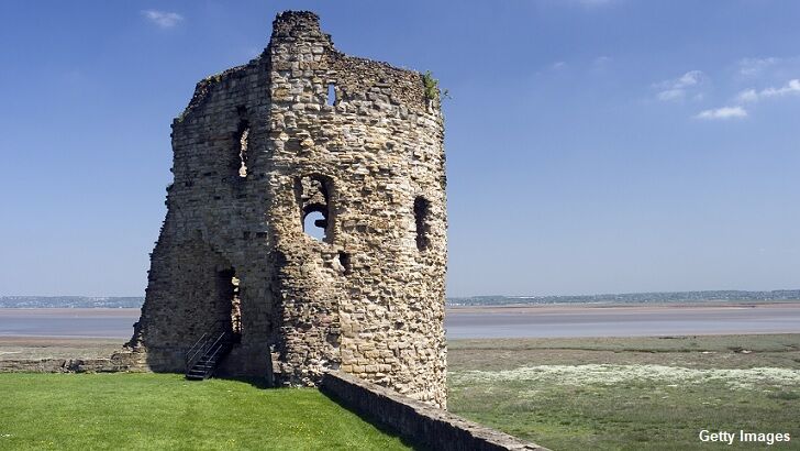 Eerie Figure Photographed on the Grounds of Historic Castle in Wales