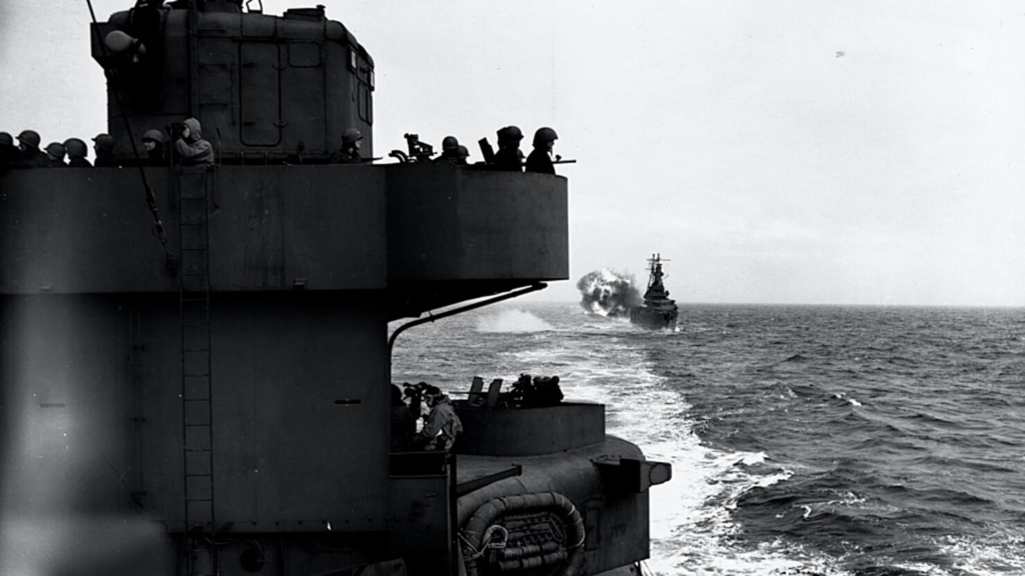 Bombardment in the Aleutians