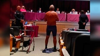 Texas Parent Strips To His Underwear During School Board Meeting