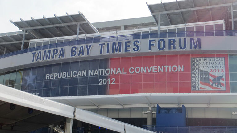2012 Republican National Convention at the Tampa Bay Times Forum in Tampa, Fla.