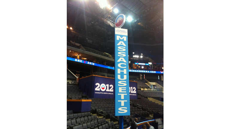 The 2012 Democratic National Convention at Time Warner Cable Arena in Charlotte, N.C.