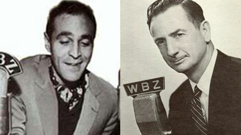 Two Well-Respected WBZ Personalities: Announcer Carl DeSuze (Left) And Newsman Streeter Stuart (Right)