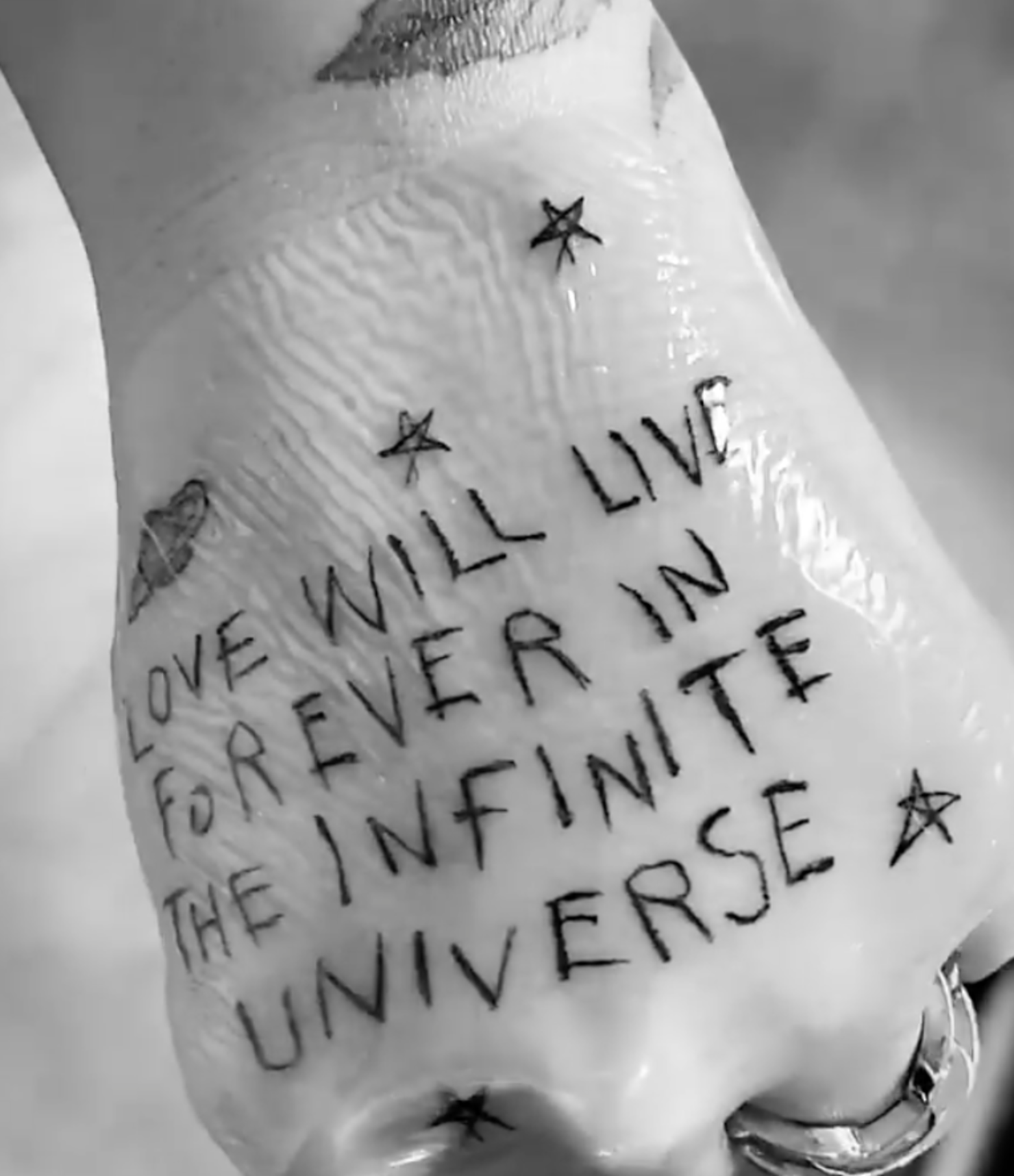 Demi Lovato Debuts Massive Hand Tattoo: See The Lyrical Ink | iHeart