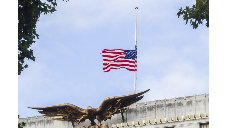 American Flag at Half Mast