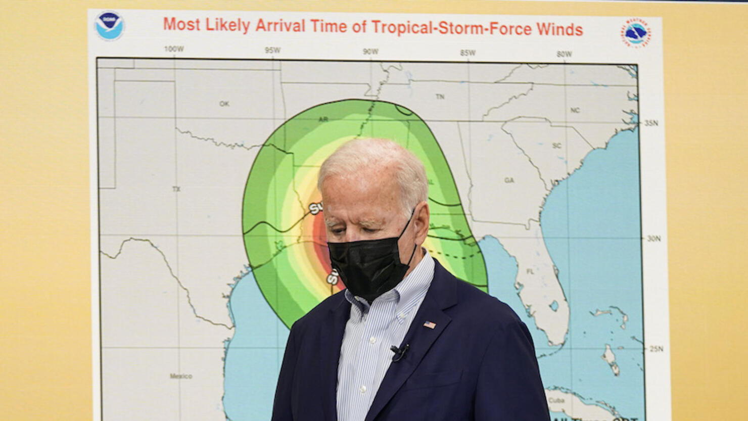 President Biden Briefed On Preparations for Hurricane Ida