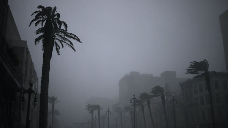 Ida Battering Louisiana With Winds Stronger Than Katrina