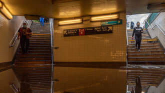 WATCH: River Of Water Gushes Into New York City Subway Station