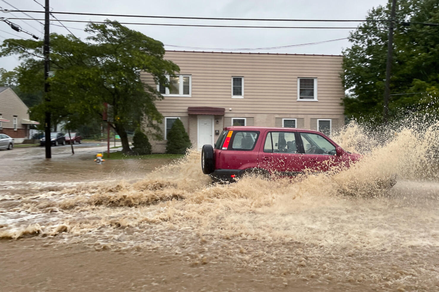 Severe Weather On East Coast As Remnants Of Hurricane Ida Move Over Pennsylvania