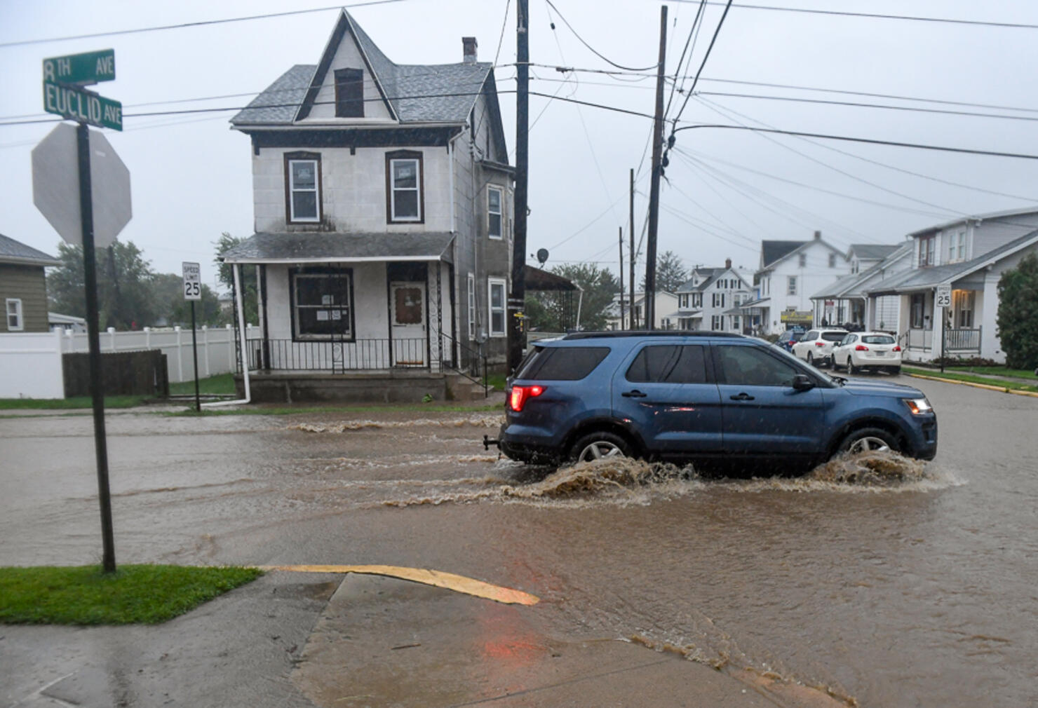 Severe Weather On East Coast As Remnants Of Hurricane Ida Move Over Pennsylvania