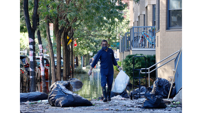 Remnants Of Hurricane Ida Move Through Northeast Causing Widespread Flooding