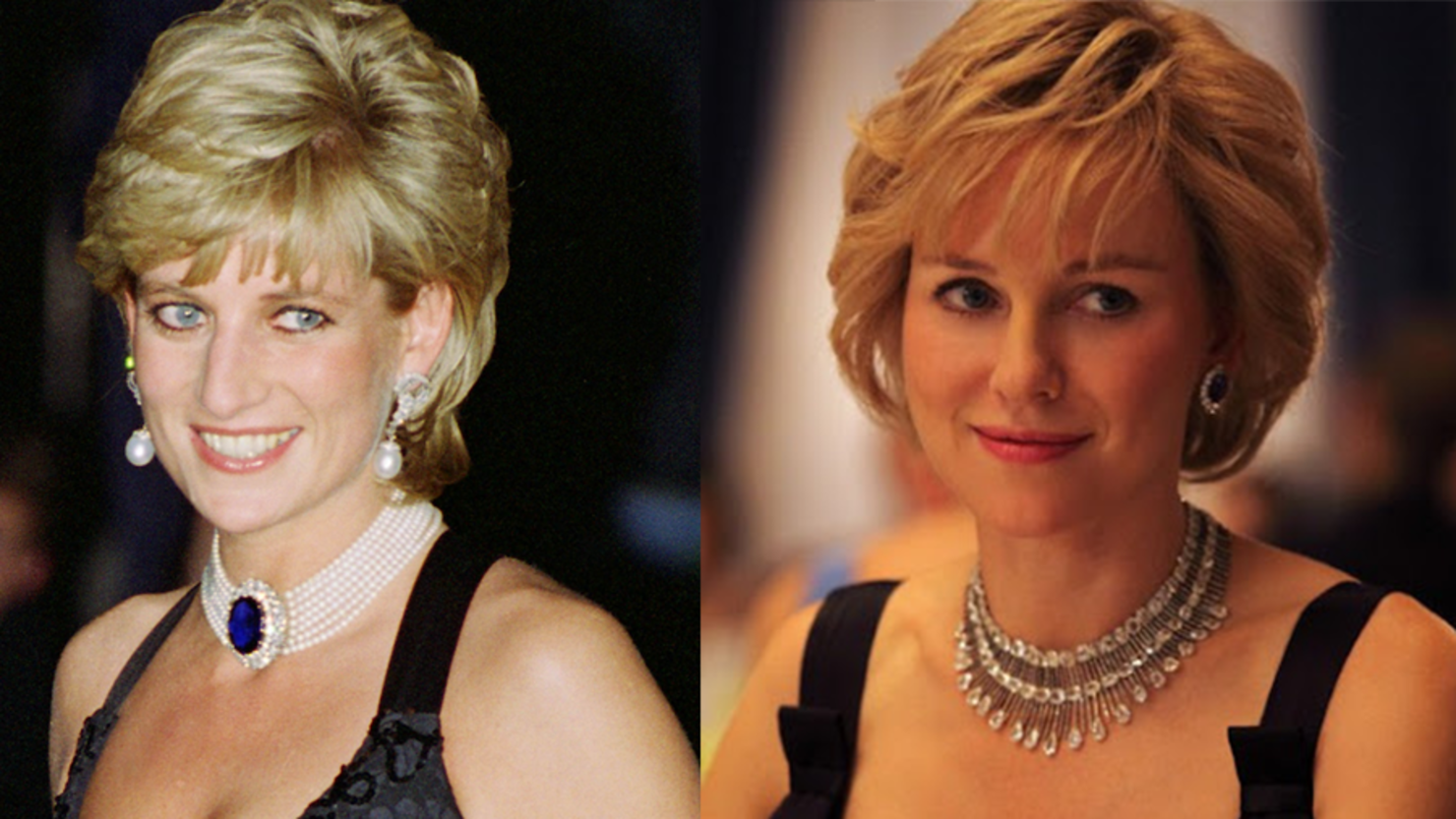 Every Princess Diana Actress Side-By-Side With The Iconic Royal | iHeart