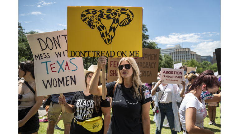 Protestors Rally Against Restrictive New Texas Abortion Law In Austin