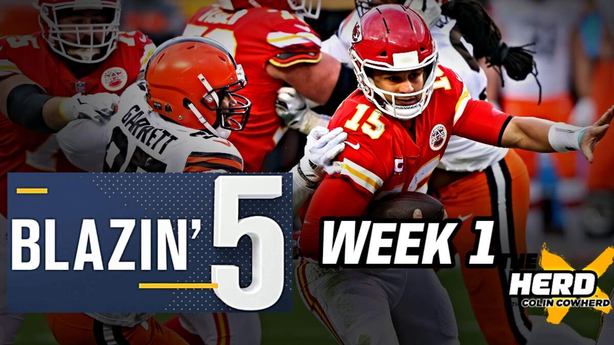 Colin Cowherd's 'Blazin' 5' NFL Week 1 best bets were all wrong