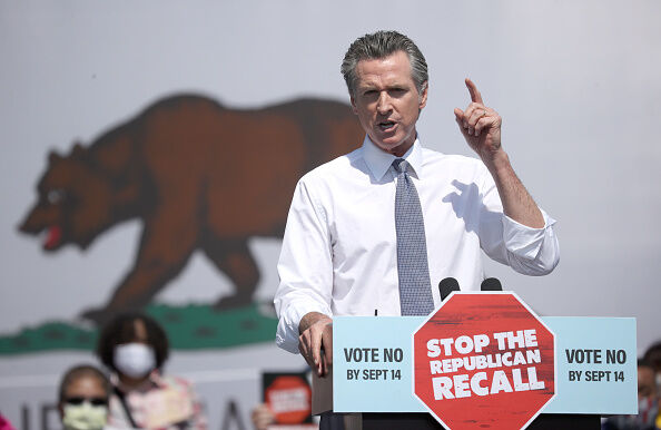 Vice President Kamala Harris Joins California Governor Gavin Newsom In Campaigning Against Recall Effort