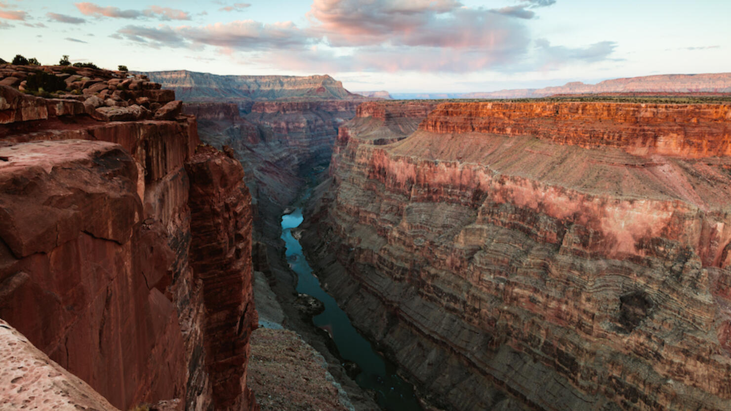 Sunset at Toroweap point, Grand Canyon, USA