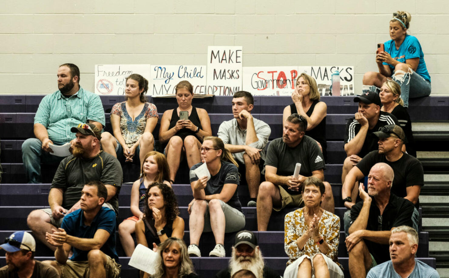 Kalamazoo, Michigan Board Of Education Holds Meeting On Mask Mandates