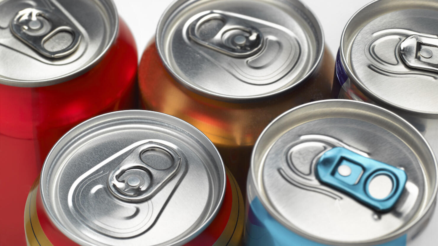 Cola soda fizzy drinks cans