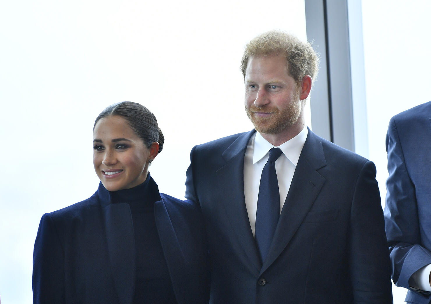 The Duke And Duchess Of Sussex Visit One World Observatory With NYC Mayor Bill De Blasio