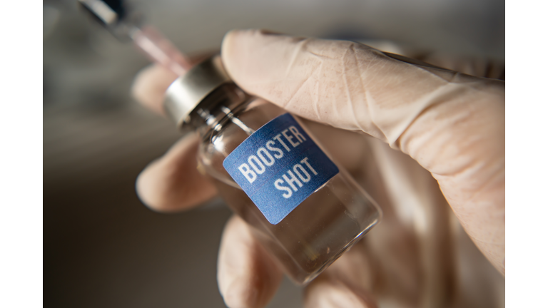 Covid-19 booster shot vaccine concept
