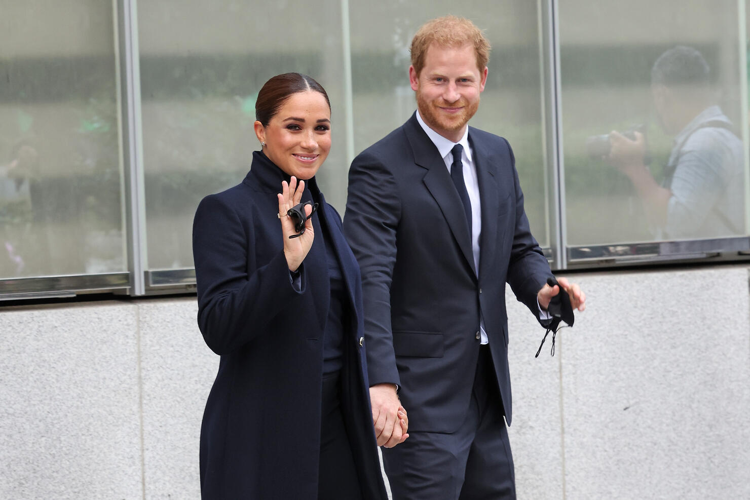 The Duke And Duchess Of Sussex Visit One World Observatory With NYC Mayor Bill De Blasio