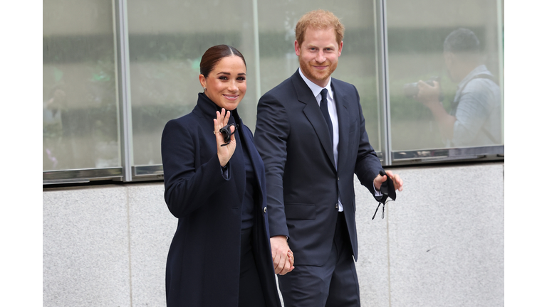 The Duke And Duchess Of Sussex Visit One World Observatory With NYC Mayor Bill De Blasio