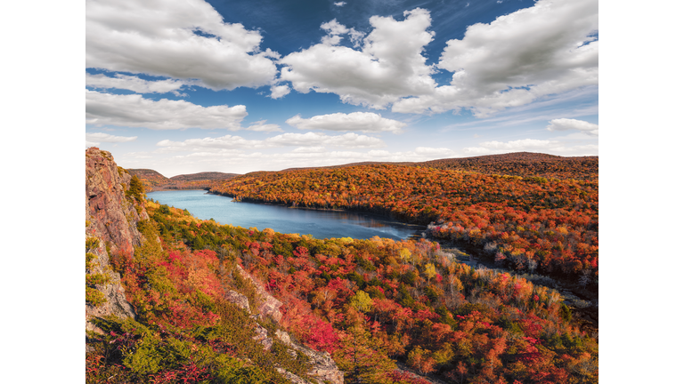 Lake of the Clouds in Peak Fall Color #1