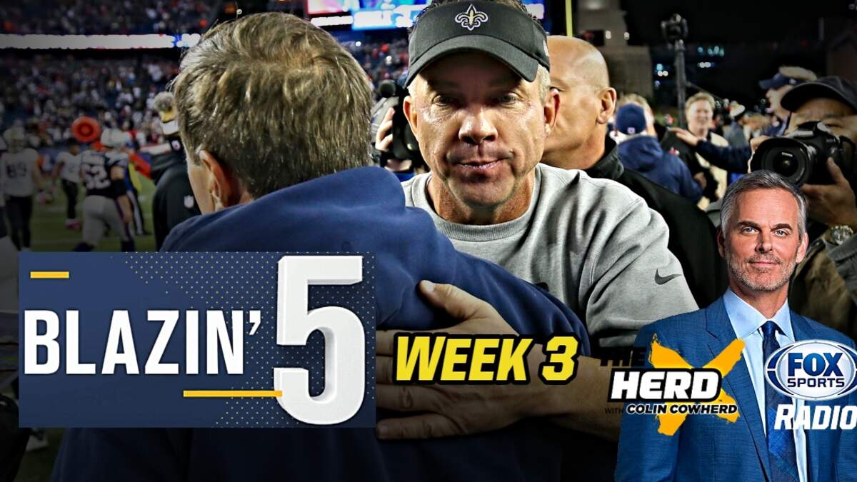 Blazing Five: Colin Cowherd Gives His 5 Best NFL Bets For Week 13 (Dec. 4)