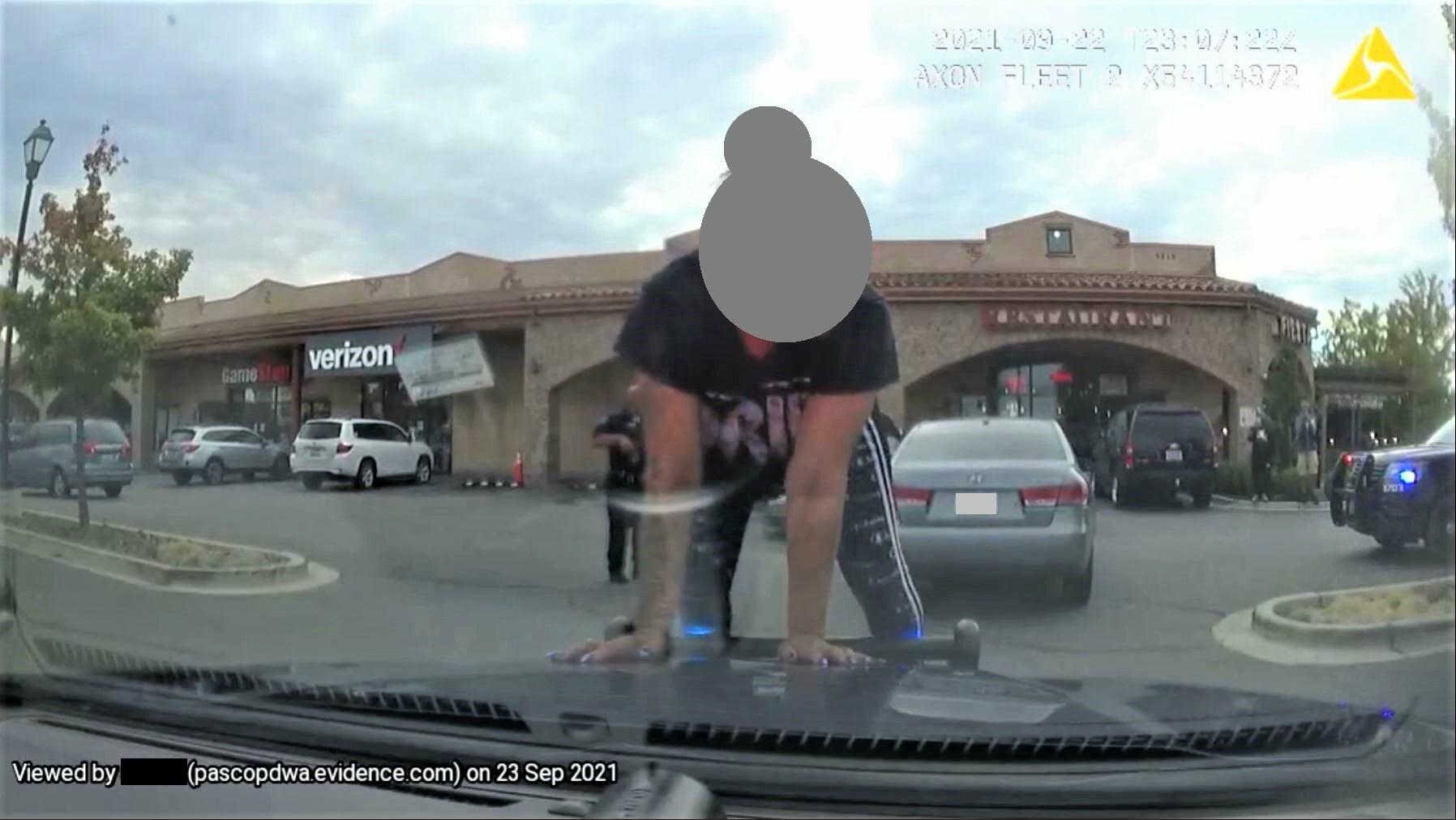 Photos Washington Woman Twerks On Police Car After Fight Breaks Out 