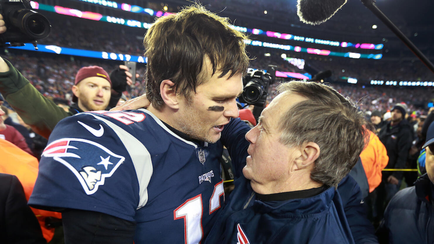 AFC Championship: Jacksonville Jaguars Vs. New England Patriots At Gillette Stadium