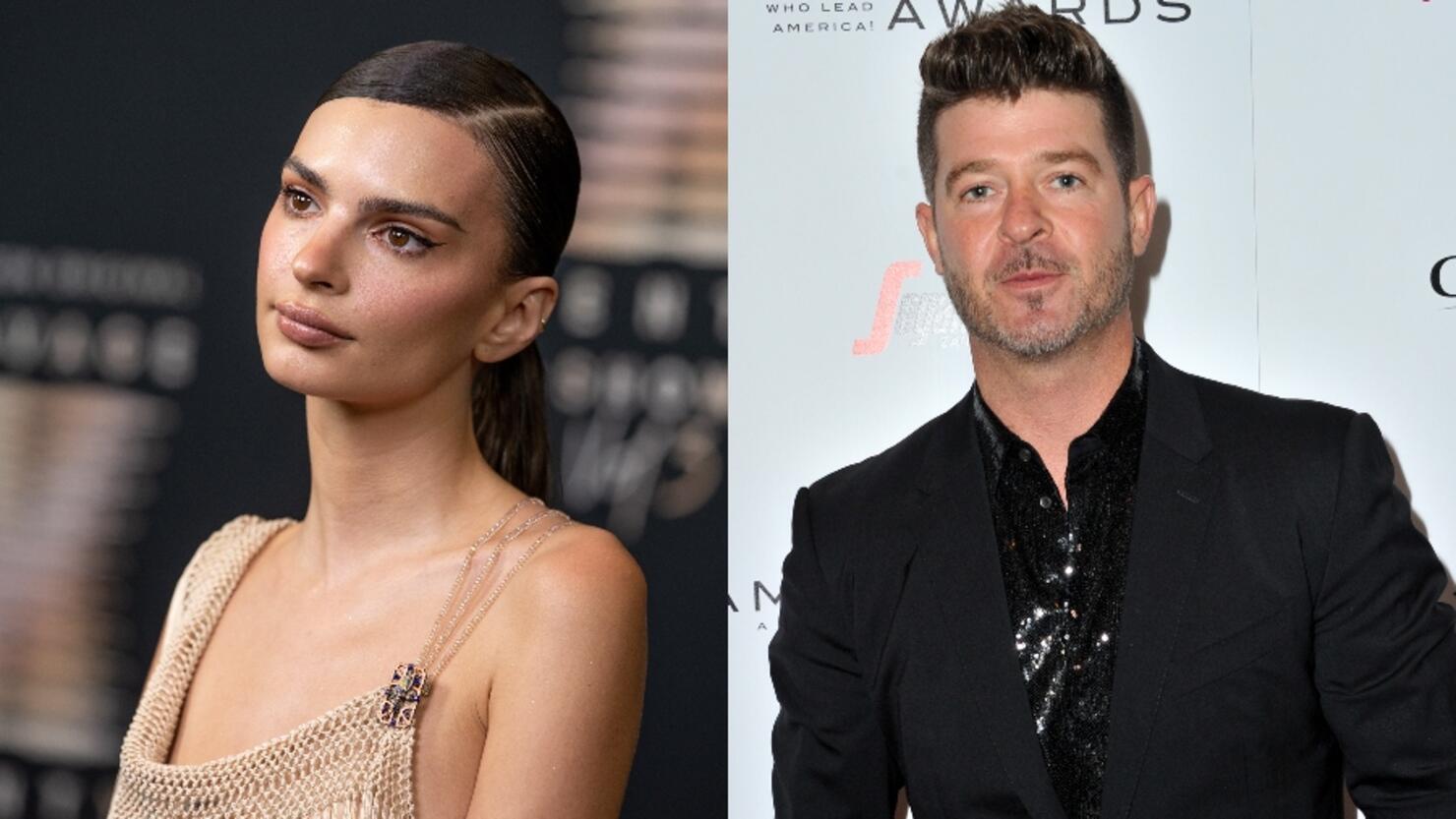 Emily Ratajkowski Accuses Robin Thicke Of Groping Her On Music Video Set Iheart 9250