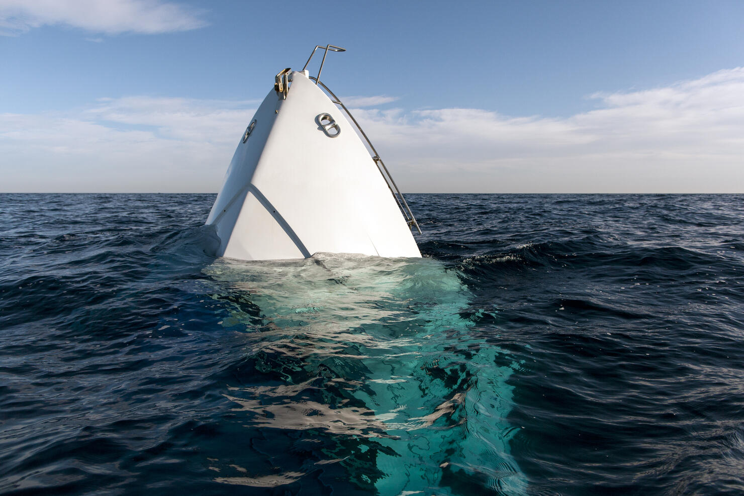 sinking boat