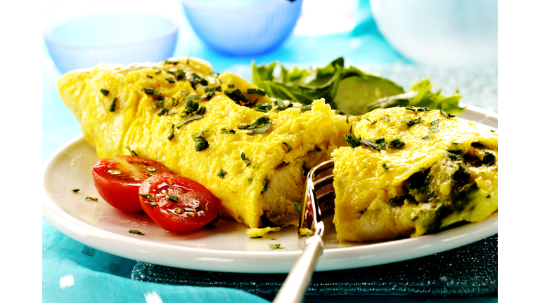 Omelette with herbs